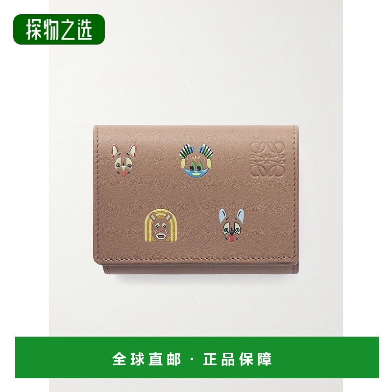 香港直邮LOEWE 罗意威 女士 + Louis Wain Cats 印花皮革钱包 C64