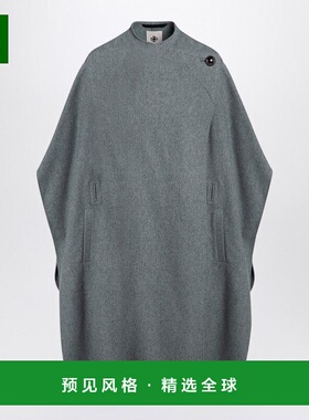 1h可退 香港直邮THE GARMENT 女士 灰色羊毛混纺披肩 20900WO921