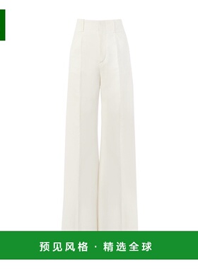香港直邮Chloe 徽标阔腿裤 C23SPA08037高腰休闲裤