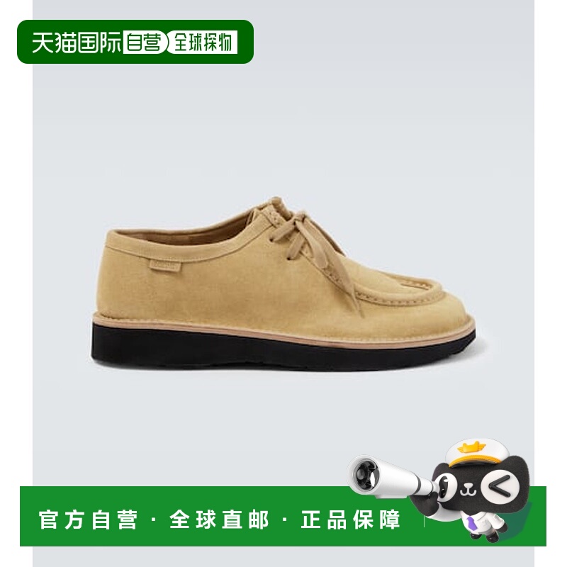 1h可退 香港直邮LOEWE 罗意威 男士 Faro 绒面革德比鞋 beige米色