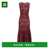 香港直邮SELF SS2026 RS26167MABUBURGUNDY PORTRAIT 女士连衣裙