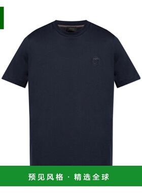 香港直邮BRIONI 男士T恤 UJUA0LOD6204100 AW2025 蓝色 短袖T恤