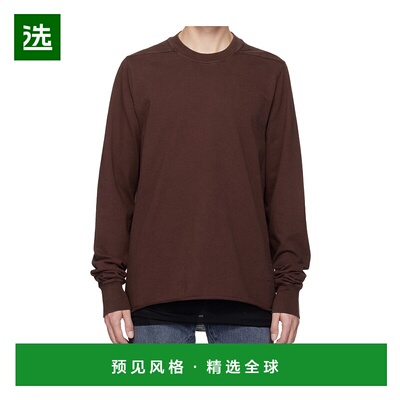 1h可退 香港直邮Rick Owens Drkshdw 毛边圆领卫衣 DU02E7279RIGP