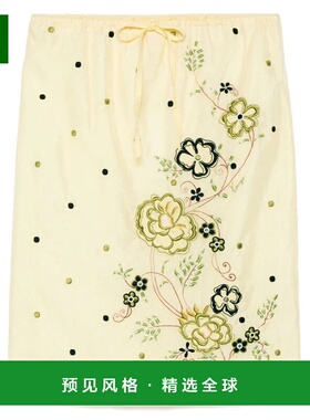 1h可退 香港直邮KENZO 女士半身裙 FF52JU3029CD38 SS2025 黄色 K