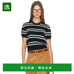 1h可退 香港直邮DAUGHTER 女士 Wicklow 条纹T恤 HKN03885S