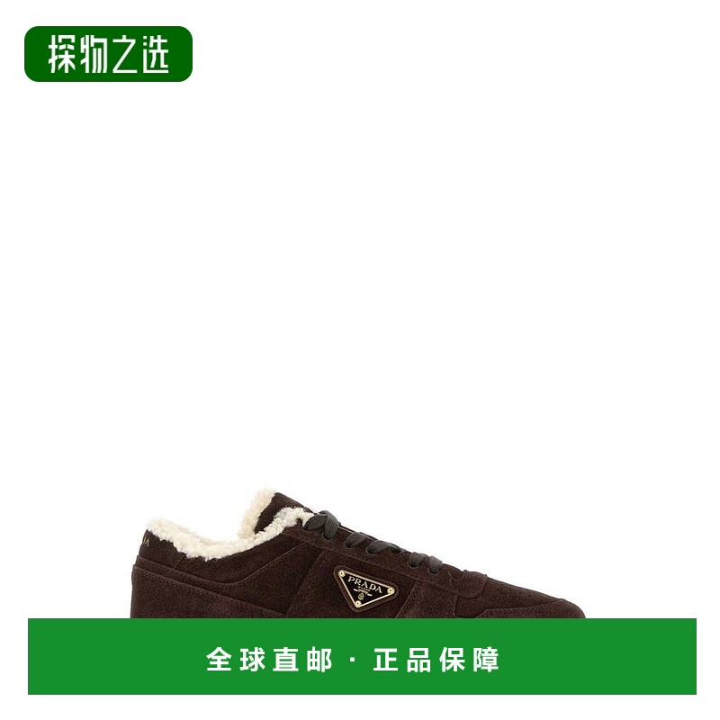 香港直邮Prada 普拉达 男士 Downtown 繫帶運動鞋 2EE364FA0003AZ