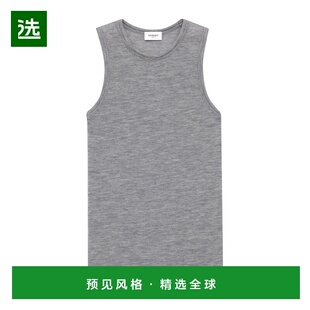 849919Y38BM 羊绒圆领背心 香港直邮Saint Laurent