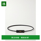 香港直邮Le Gramme 男士 1h可退 再生钛合金纯银18克拉金手链