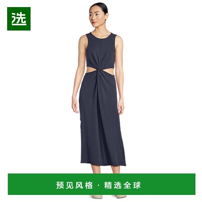 1h可退 香港直邮beyond yoga 女士 World 包围前襟扭纹连衣裙