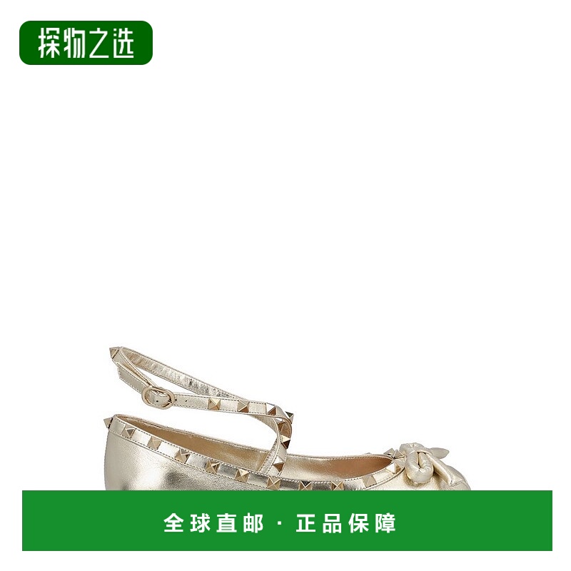 香港直邮Valentino 华伦天奴 女士 ROCKSTUD浅口芭蕾舞鞋 4W2S0HB