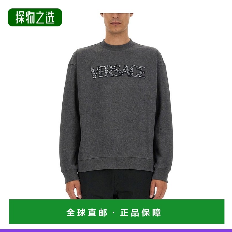 1h可退 欧洲直邮VERSACE 男士针织毛衣10125571A090481E210针织衫