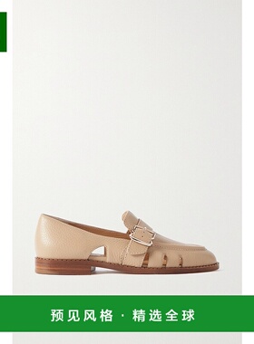 1h可退 香港直邮Gabriela Hearst 女士 Symon 挖剪纹理皮革乐福鞋