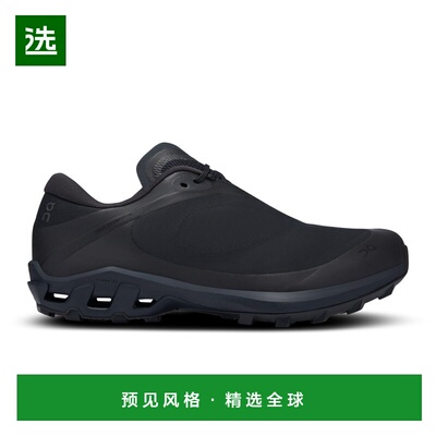 欧洲直邮On昂跑 Cloudventure系列女士纯黑色再生聚酯纤维log跑鞋