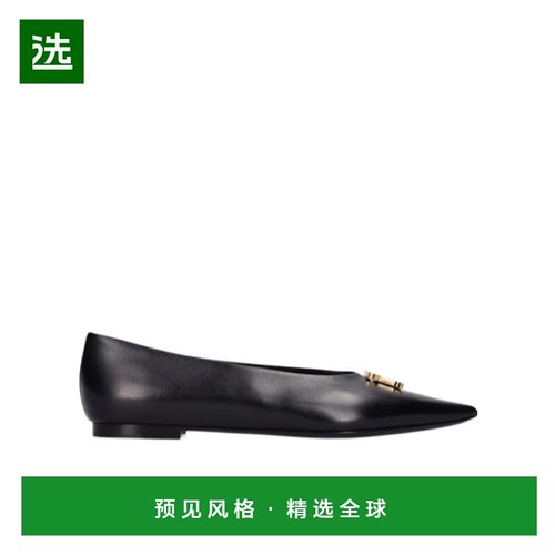 香港直邮Burberry Ezra皮革平底鞋 77I-G4S004