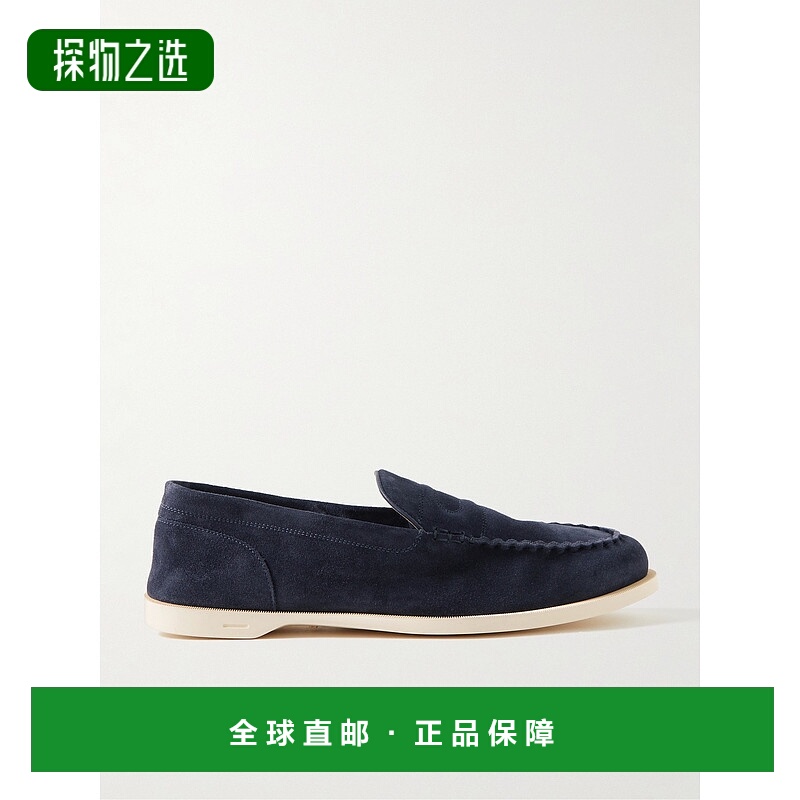 香港直邮John Lobb 男士 Pace 绒面革乐福鞋 B0222FL5A