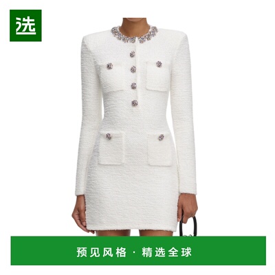 香港直邮SELF-PORTRAIT 女士外套 RS26221SC SS2026 白色 饰边针