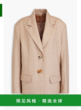 1h可退 香港直邮REJINA PYO 女士 羊毛混纺毛毡西装外套 B162ALPA