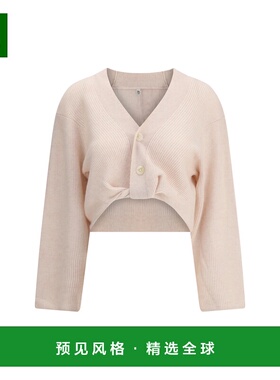 1h可退 香港直邮R13 女士 羊绒垂褶针织开衫 R13WY288Y021A