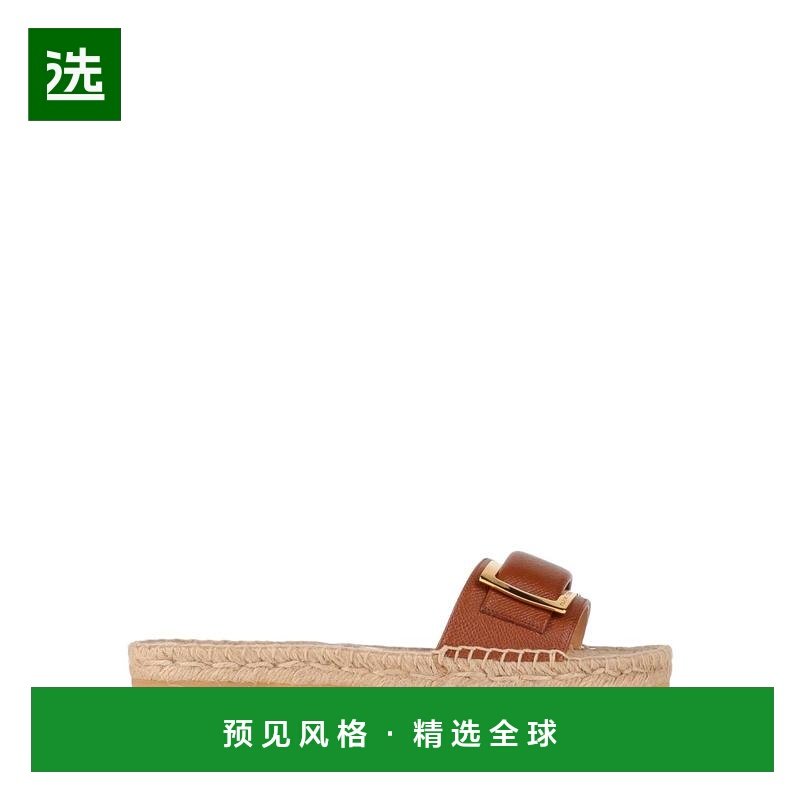 1h可退 香港直邮Sergio Rossi 塞乔·罗西 女士 麻底鞋 brown棕色,女鞋,休闲凉鞋,淘宝优惠券,粉丝福利购,淘宝优惠卷