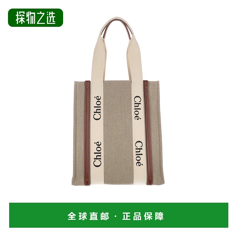 香港直邮Chloe 徽标手提包 C24SS366I26蔻依单肩包