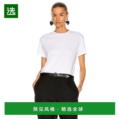 1h可退 香港直邮wardrobenyc 女士 经典款T恤 W1001R05 white白色