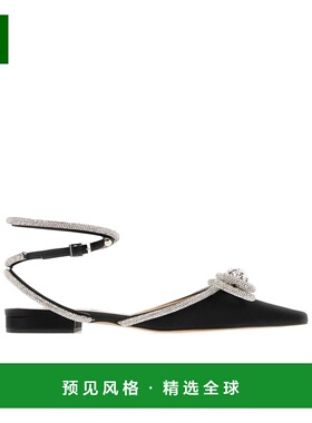 香港直邮MACH&MACH 女士芭蕾乐福鞋 PF23S0017CRP600SATINBLK