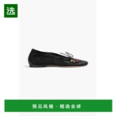 香港直邮Simone Rocha 蒙娜·罗莎 1h可退 女士 皮革边精饰网纱芭