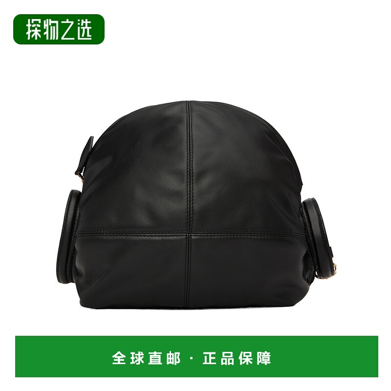 香港直邮Alaia 镶板抛光皮革手拿包 AA1L8001I062