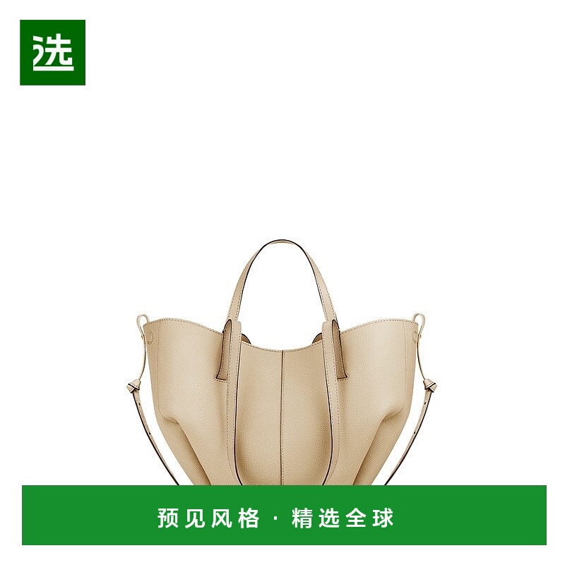 欧洲直邮POLENE Cyme Mini女士手提包单肩包购物袋象牙米小牛皮