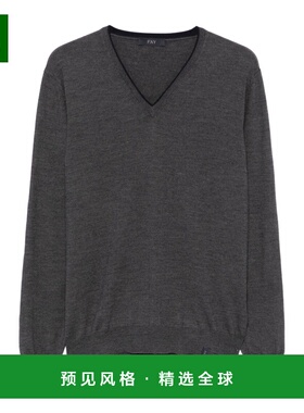 香港直邮FAY 男士针织衫 NMMC1492300WJF242Y SS2025 灰色 长袖毛