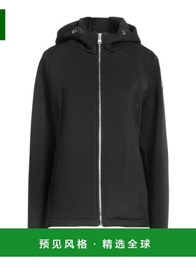 1h可退 【美国直邮】COLMAR女士外套短款单排扣直筒型连帽纯色多