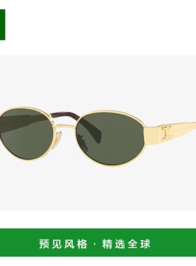欧洲直邮1h可退 celine赛琳Triomphe metal椭圆形女款太阳眼镜新
