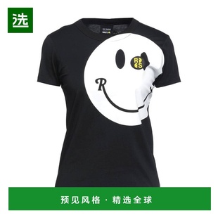 1h可退 香港直邮Raf Simons 拉夫·西蒙 女士 T恤 black黑色 舒适