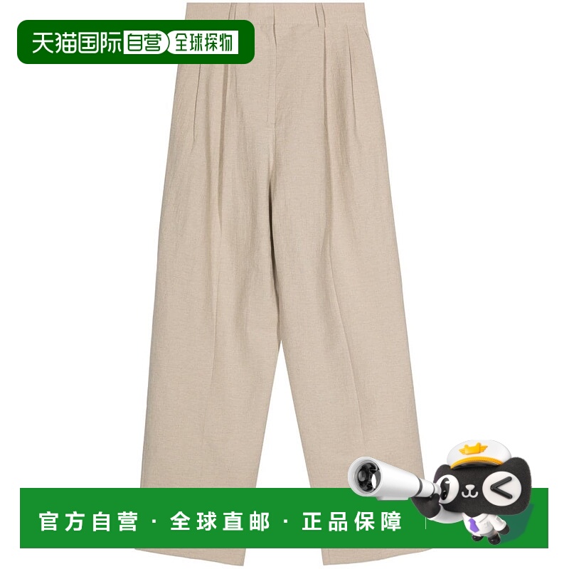 欧洲直邮TOTEME 女士休闲裤 243WRB847FB0196044亚麻