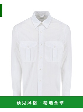 1h可退 香港直邮Aspesi 男士 长袖衬衫 CE26E030 white白色 舒适