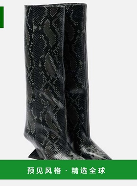 1h可退 香港直邮The Attico 女士 Cheope 60 皮质及膝靴子女鞋