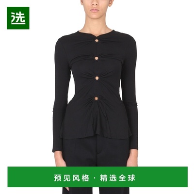 1h可退 香港直邮Proenza Schouler White Label 女士 哑光绉纱上