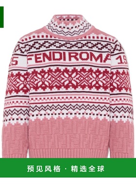 香港直邮Fendi 长袖高领毛衣 JFG235AYMS