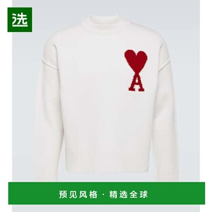 1h可退 香港直邮Ami Paris 男士 Ami De Cœur 羊毛毛衣