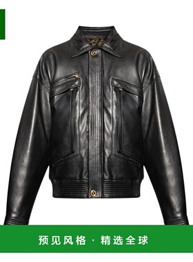 香港直邮Versace 长袖皮夹克 10205521A15865范思哲