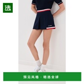 香港直邮SPORTY Serif 1h可退 RICH 女士 Mila 徽标褶裥半身裙