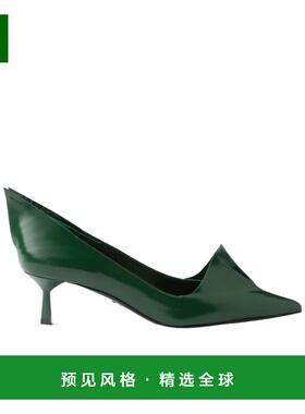 香港直邮Prada 拉绒皮革高跟鞋 1I978N055FD055