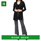 开衫 1h可退 女士毛衣 Ribkoff 黑色开襟长款 美国直邮 Joseph