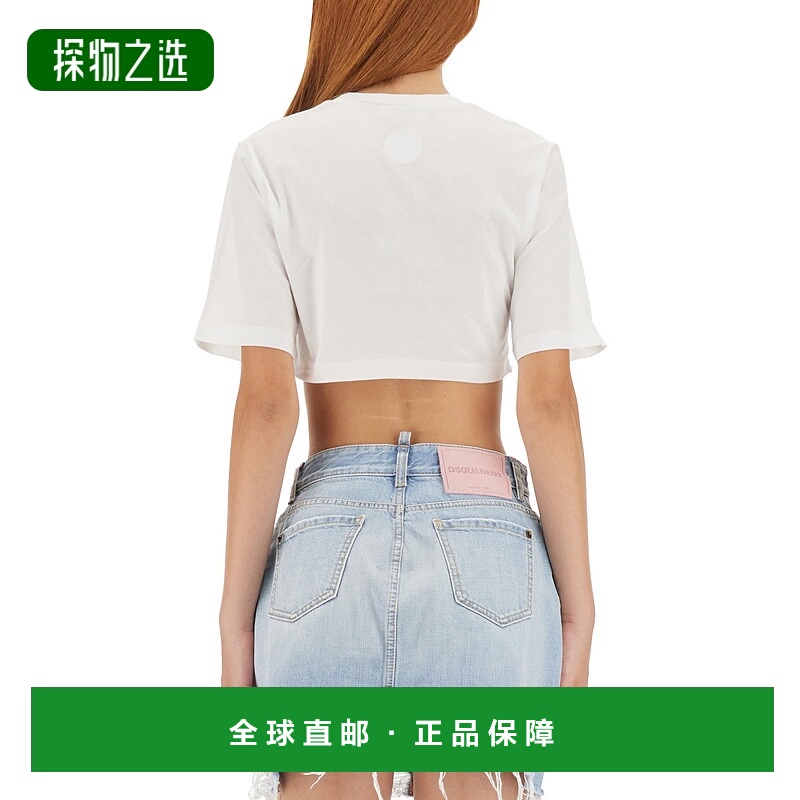 1h可退 香港直邮Dsquared2 二次方 女士 短袖T恤 S75GD0345S23009