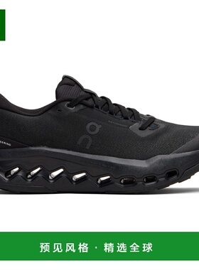 香港直邮On 男士 黑色 Cloudsurfer Trail 2 Waterproof 运动鞋 3