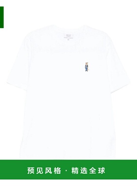 1h可退 香港直邮MAISON KITSUNÉ 男士T恤 PM00121KJ7025WHITE AW2