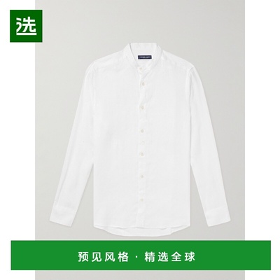 1h可退 香港直邮Frescobol Carioca 男士 Jorge 旧式衣领亚麻衬衫
