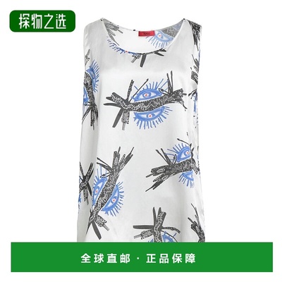 香港直邮HUGO 雨果 女士 背心上衣 white白色 舒适时尚