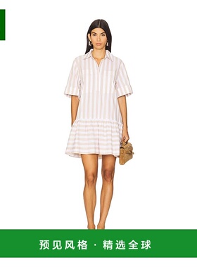 1h可退 香港直邮Simkhai 女士 Cris 衬衫式连衣裙 4251200CAPSTRI