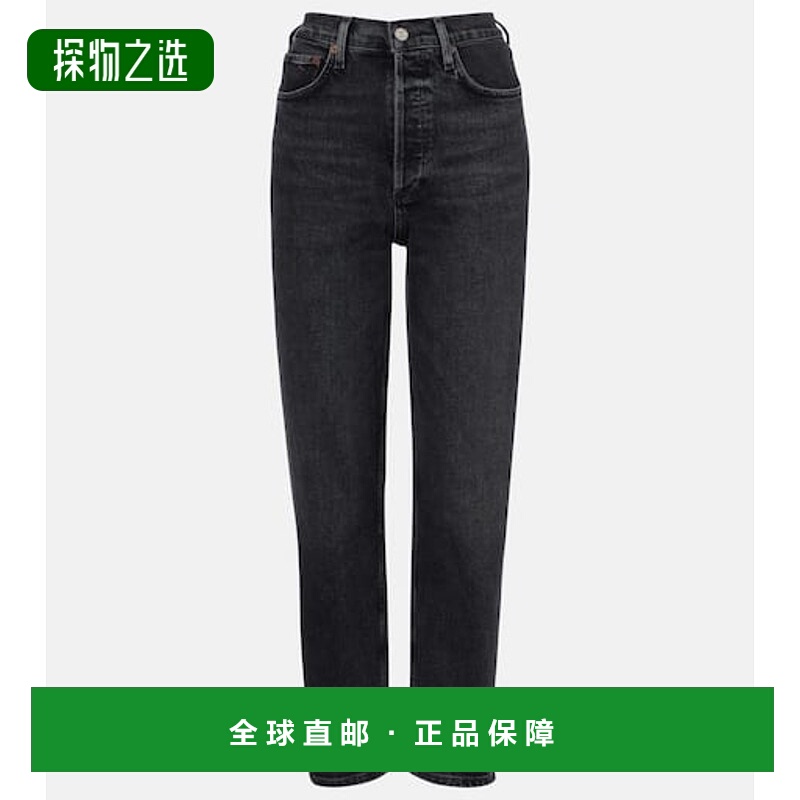 香港直邮AGOLDE 女士 90’s Pinch 束腰高腰直筒牛仔裤